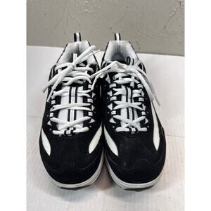 Skechers Shape Ups Womens Athletic Sneakers Black And White Size 9.5 Like New